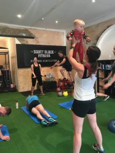 Mum and child strength and conditioning in the Davey Black Fitness Studio