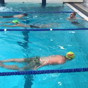 Pool swimming squad swimmer