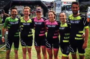 Davey Black Melbourne's Best Triathlon Club Sqaud racing during the season